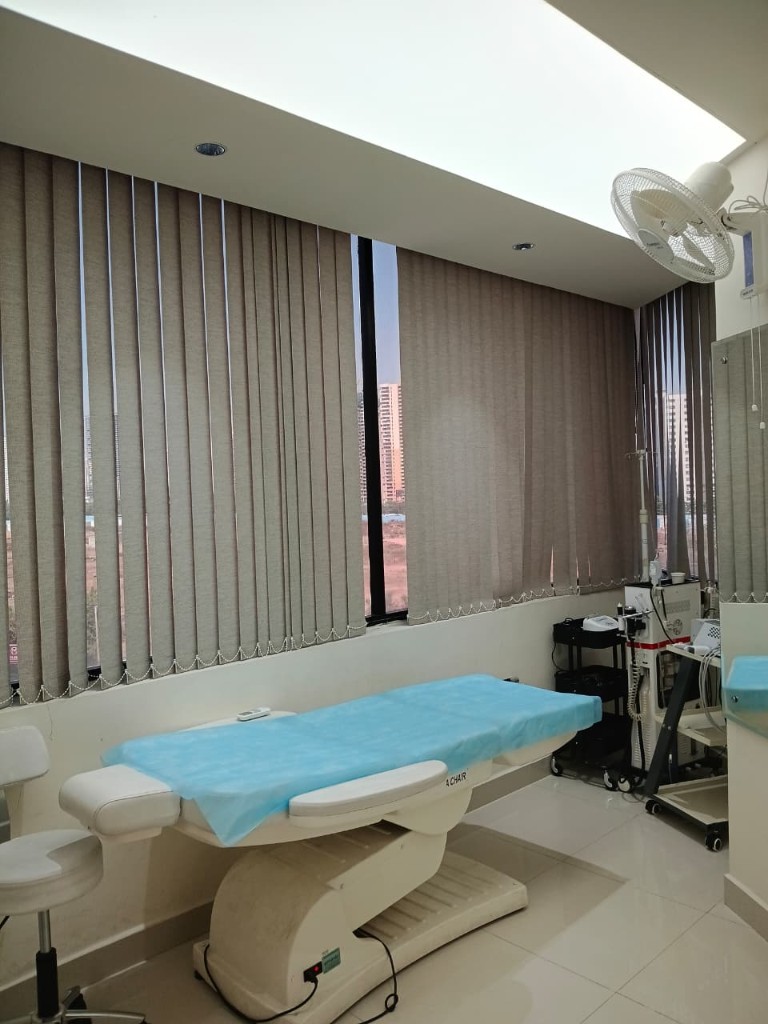 Treatment room at Skin N U Clinics, Kokapet